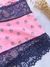 BABY DOLL RENDA - PATAS ROSA C/ AZUL MARINHO - AF STORE