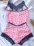 BABY DOLL RENDA - PATAS ROSA C/ AZUL MARINHO na internet