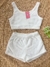 CONJUNTO BABY DOLL PELUCIADO TEDDY CROPPED ALÇA - comprar online