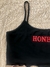 BABY DOLL CROPPED XADREZ VERMELHO - HONEY na internet