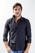 Imagem do Camisa tricoline M/Longa Bara aplicada Slim Per Pochi