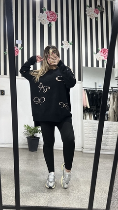 Sueter amplio negro - comprar online