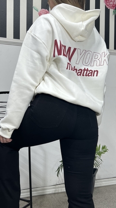 Buzo new york manhattan frizado - Enigma los aromos