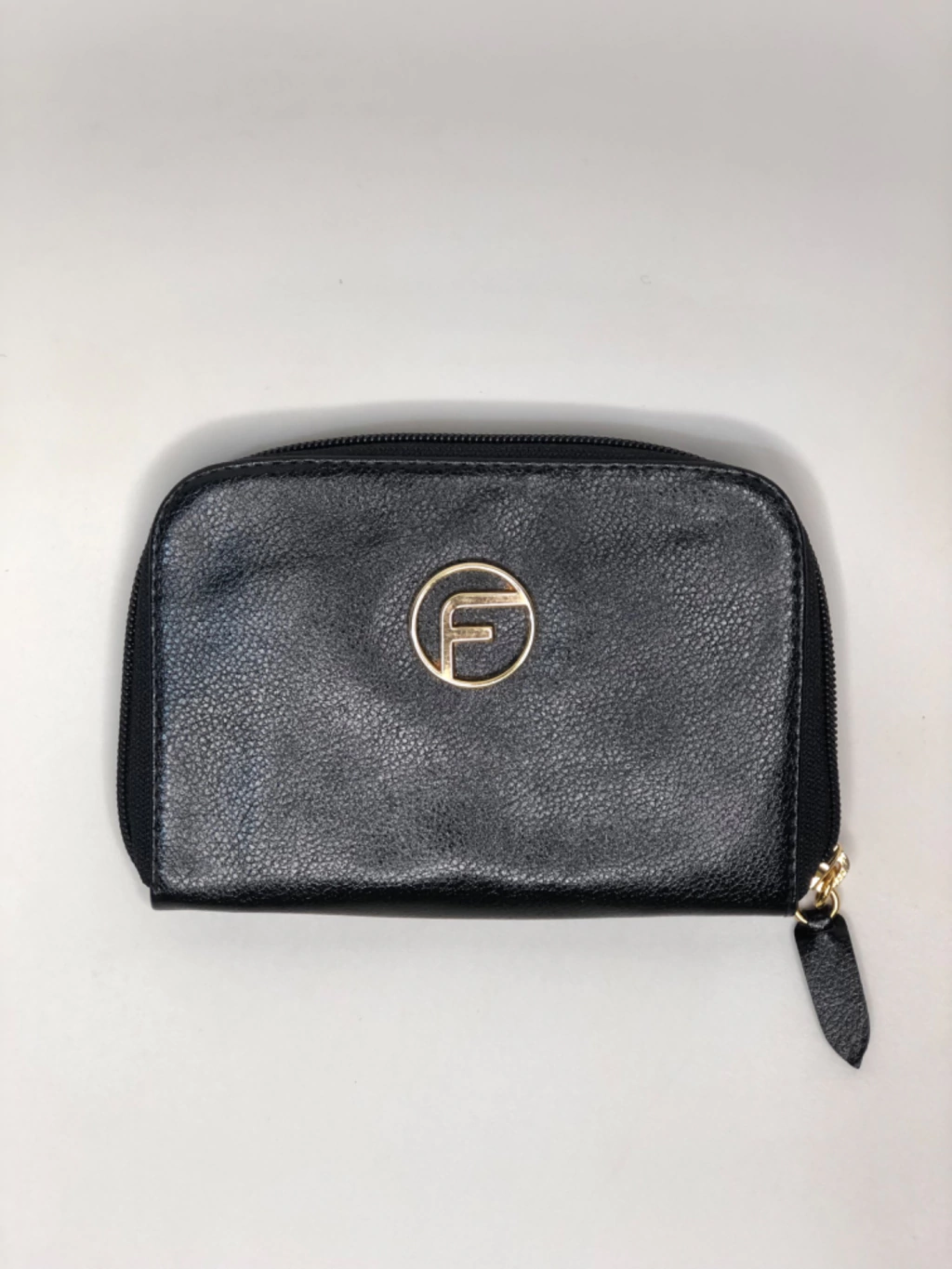 Carteira couro com zíper 3320 - Fenzzo Preta N01