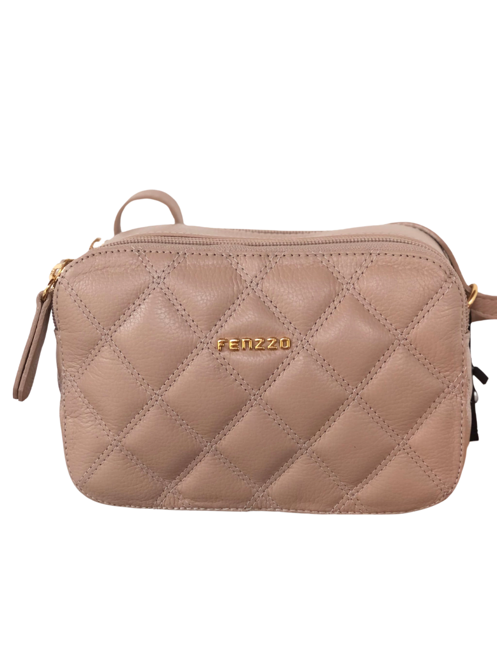 Bolsa Tiracolo Couro 2469 N21 Nude Fenzzo