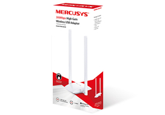 Adaptador Wi-fi Usb Mercusys Mw300uh Doble Antena 300mbps