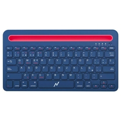 Teclado Slim Inalámbrico BT/2.4G con Soporte Multitarea NKB-Q70 en internet