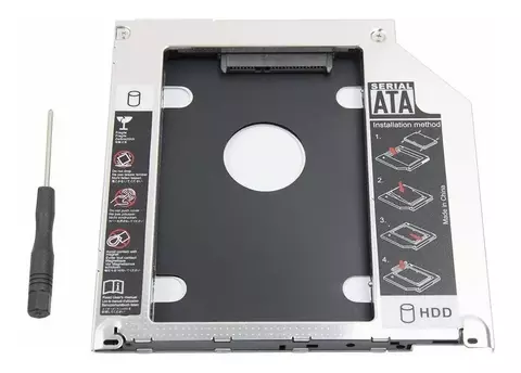 Adaptador Disco Caddy Notebook Hdd Ssd - Noga