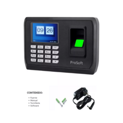 Reloj Control De Hora Biométrico Huella Pin Prosoft C109 Negro en internet