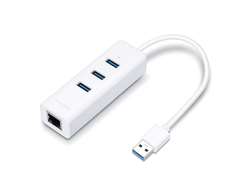 ADAP.TP-LINK UE330 USB 2 en 1 con Hub de 3 Puertos USB 3.0 y Adaptador Ethernet Gigabit