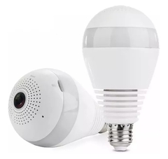 Lámpara cámara espía 360 wifi HD domo
