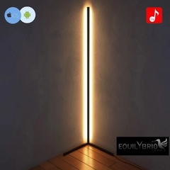 Lampara Led Diseño Minimalista Moderna Control App Dimmer - tienda online