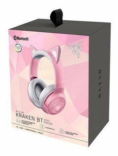 AURICULAR GAMER RAZER KRAKEN BT KITTY EDITION - QUARTZ - comprar online