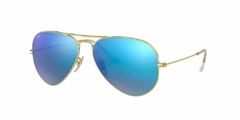 Ray-Ban RB3025 11217 Dorado Azul Espejado - comprar online