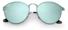 Ray-ban Round Blaze Plateado/Plateado espejado RB3574 003/30 - comprar online