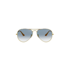 Ray-Ban RB3025 0013F Dorado Celeste degrade - comprar online