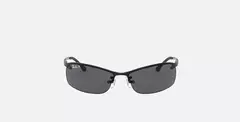 Ray-Ban RB3183 0029A Negro Gris Liso Polarizado