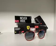 Ray-Ban RB3647NM F0293F Dorado Rojo Celeste Degrade
