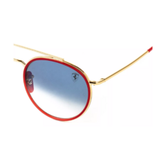 Ray-Ban RB3647NM F0293F Dorado Rojo Celeste Degrade - tienda online