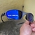 Óculos de Sol Juliet X-Metal Neon Azul Escuro Pinadas R1 100% Polarizadas - comprar online