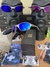 Óculos de Sol Doublex Plasma Neon Blue Pinada Premium na internet