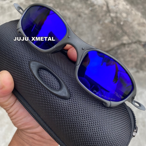 Óculos de Sol Juliet X-Metal Azul Escuro + Estojo Case