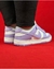 NIKE DUNK LOW 100% COURO BRANCO/ROSA na internet