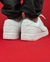 NIKE DUNK LOW 100% COURO BRANCO na internet