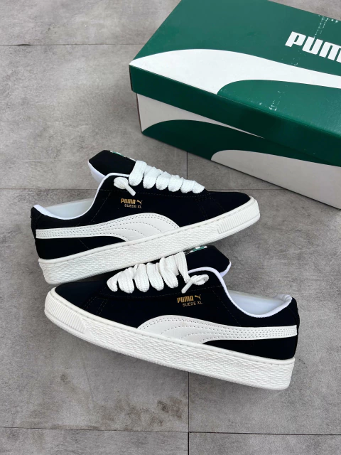 PUMA SUEDE PRETO E BRANCO - comprar online
