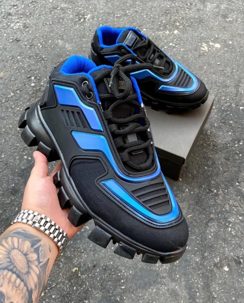 PRADA THUNDER PRETO E CAMALEÃO