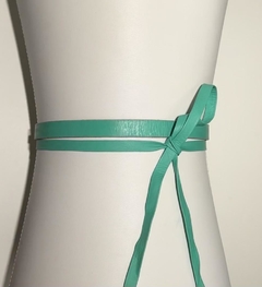 Cinto faixa skinny esmeralda