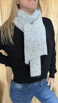BUFANDA TEJIDA LISA - tienda online