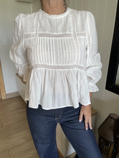 BLUSA BOHO ALFORZAS