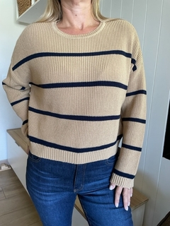 SWEATER GRUESO RAYADO - CLEVER BY JF