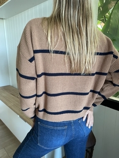 SWEATER GRUESO RAYADO - tienda online