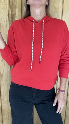BUZO RELAX WAFLE CROP - comprar online