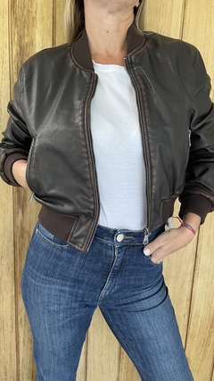 BOMBER ECO CUERO - CLEVER BY JF