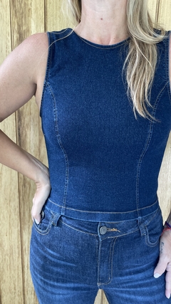 Imagen de CHALECO DENIM ÍNDIGO