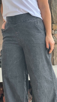 Wide Leg Jean con tajo - comprar online