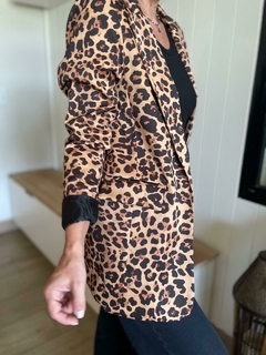 BLAZER PRINT MARRON - comprar online