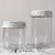 2 Potes Marmorizados Transparente - loja online