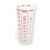 Copo Medidor Graduado Vermelho 500ml