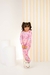 PIJAMA INFANTIL E BABY MACACÃO RATINHA ROSA