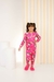 PIJAMA INFANTIL E BABY MACACÃO PINGUIM ROSA PINK