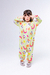 PIJAMA INFANTIL E BABY MACACÃO LHAMA AMARELA
