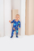 PIJAMA INFANTIL E BABY MACACÃO MONSTRINHOS AZUL - comprar online