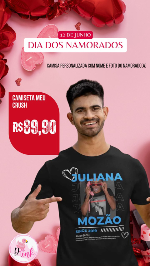 CAMISETA MEU CRUSH