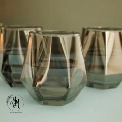 Vaso diamante de whisky en vidrio - Main Make