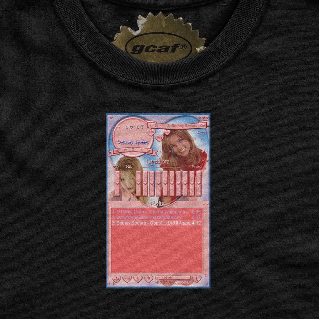 Camiseta Winamp - Britney Spears Skin