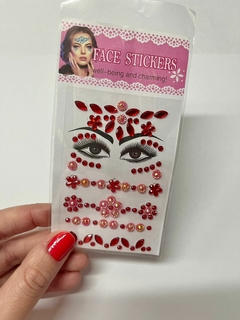 FACE GEMS MINI ROJA